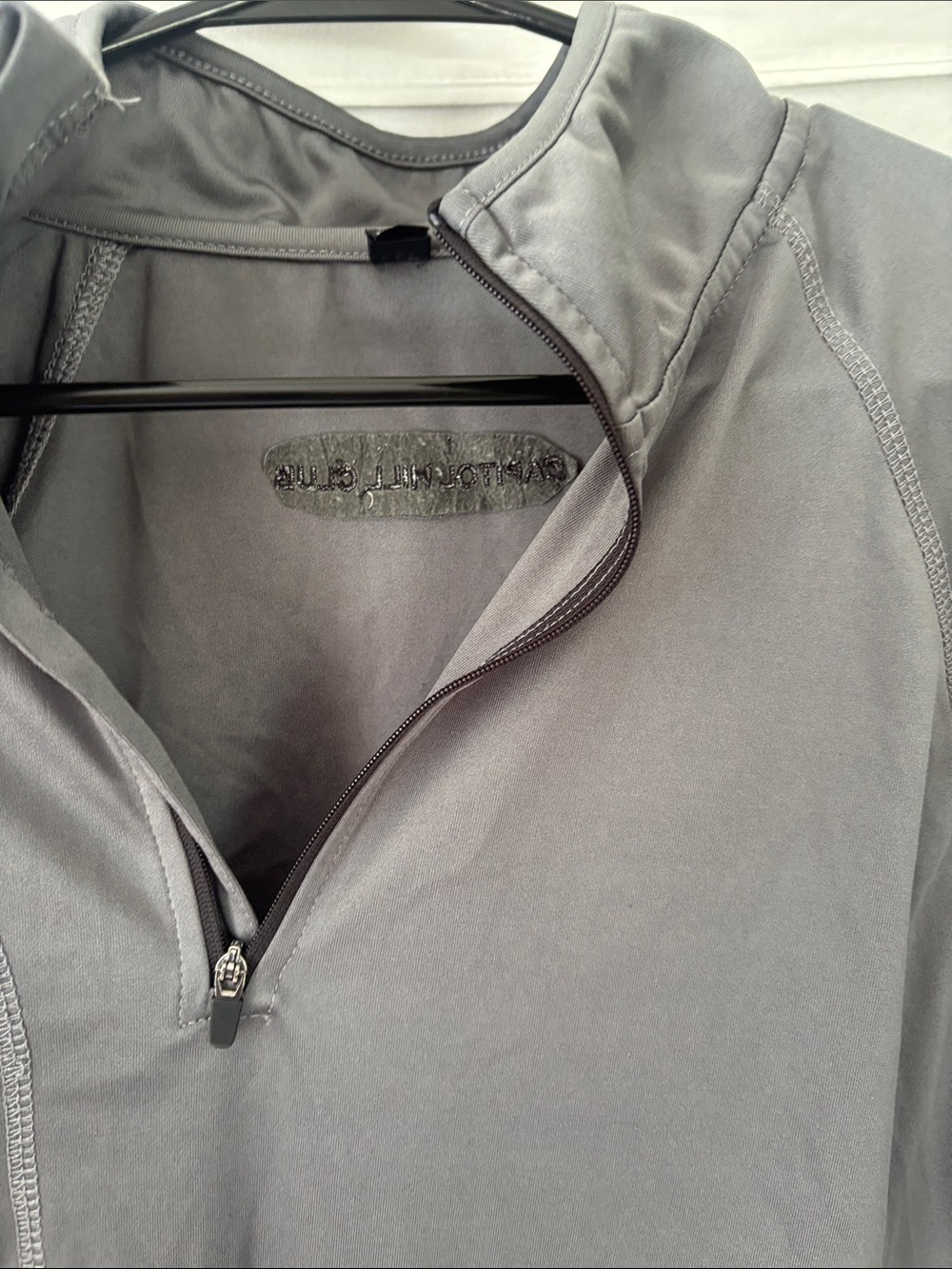 Dunbrooke Men's Quarter-Zip Performance Jacket - Gray Capital Hill Club